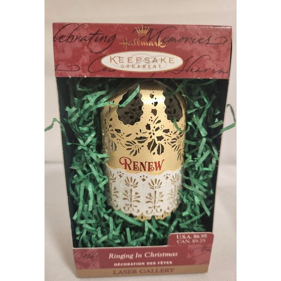 New Set Of 2 Hallmark Keepsake Ornaments Nut Cracker Soldier Ringing Bell - Picture 2 of 8